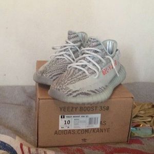 Blue tint yeezys